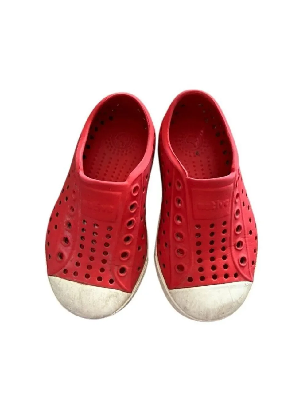 Native Shoes Jefferson Red Toddler C6 Slip On Water Shoes